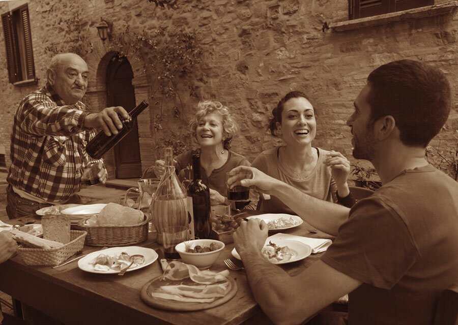 italian family dinner experience